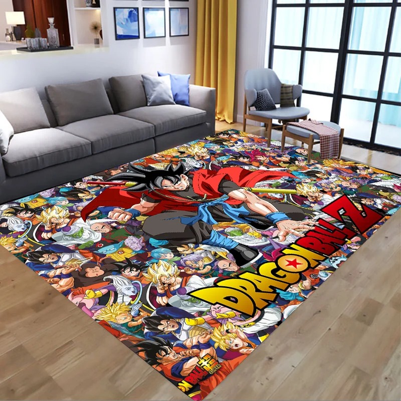 Home Bathroom Floor Mats - Dragon Ball Antislip Badtapijt Flanel Badkamerkleed