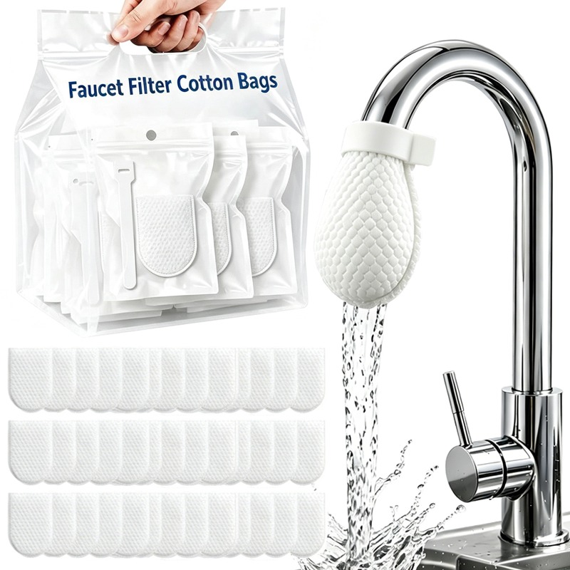 Home Kitchen Bathroom Marketing - 300/30x Kraan Filter Katoenen Zakken Met