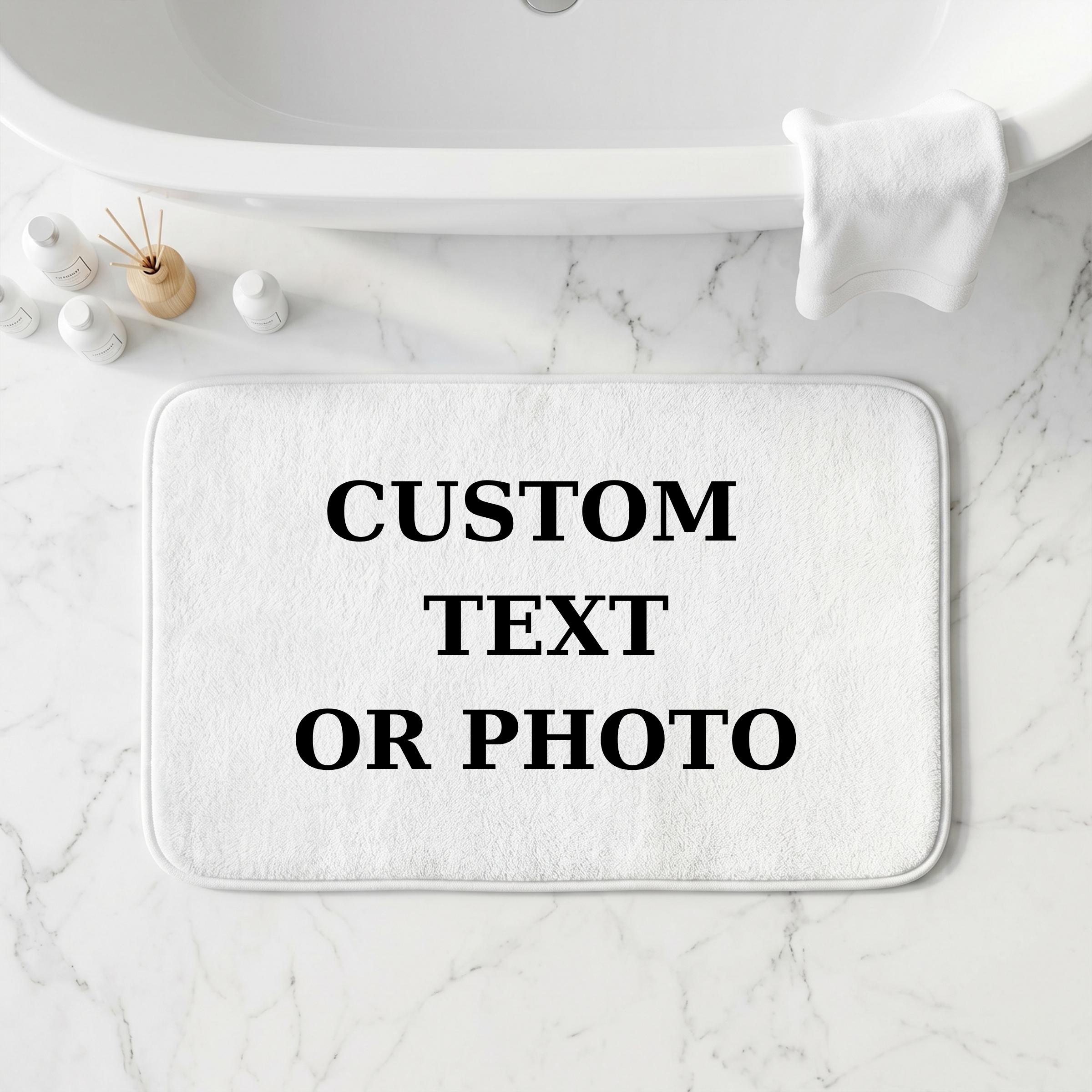 Home Bathroom Floor Mats - Gepersonaliseerde op maat gemaakte vloermat, op