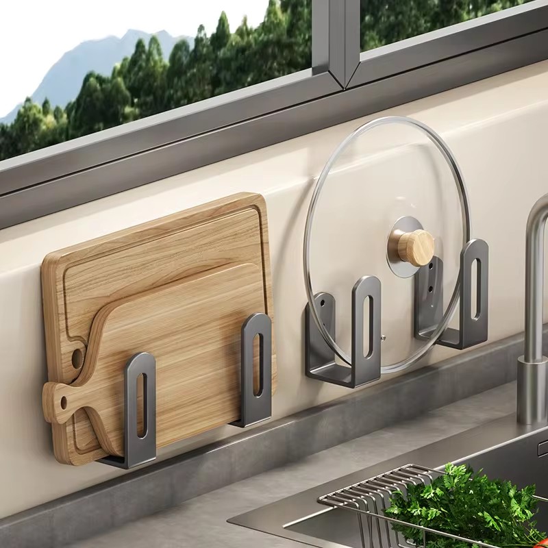 Home Kitchen Bathroom Marketing - 2 stks/set Pot Deksel Rek Pot