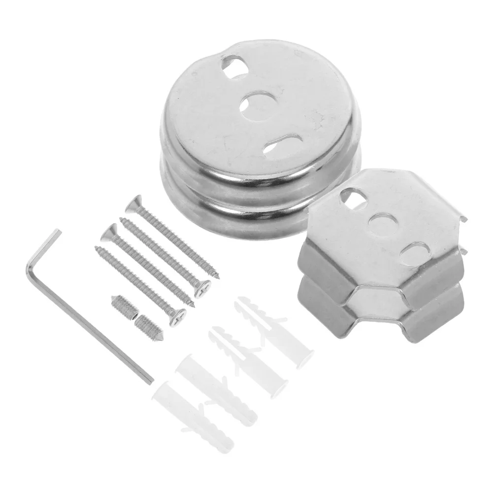 Towel Bar Stainless - 15-delige roestvrijstalen handdoekenrek installatiehardware set voor