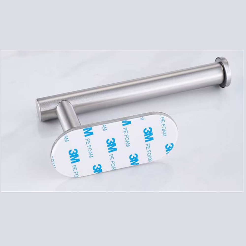 Towel Bar Stainless - Zelfklevende toiletrolhouder Badkamer Roestvrij handdoekhouder Toilet
