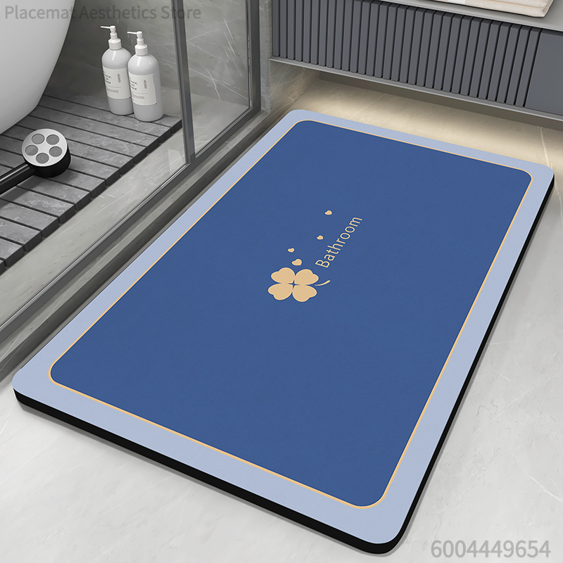 Home Bathroom Floor Mats - Superabsorberende badkamermat Bad antislip badkuipvoetmat Tapijt