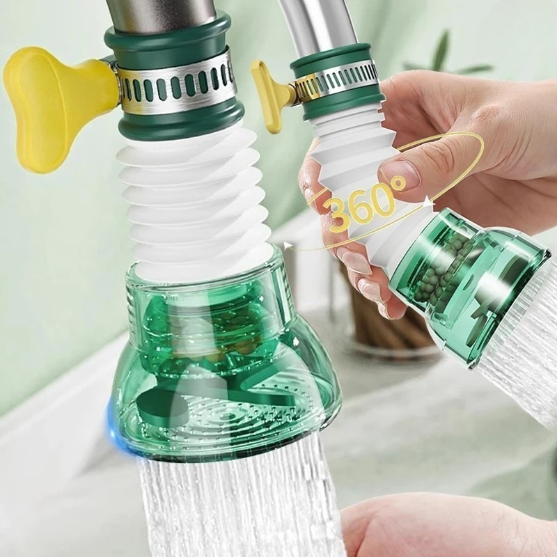 Home Kitchen Bathroom Marketing - Universele 360 graden draaibare kraanfilter /