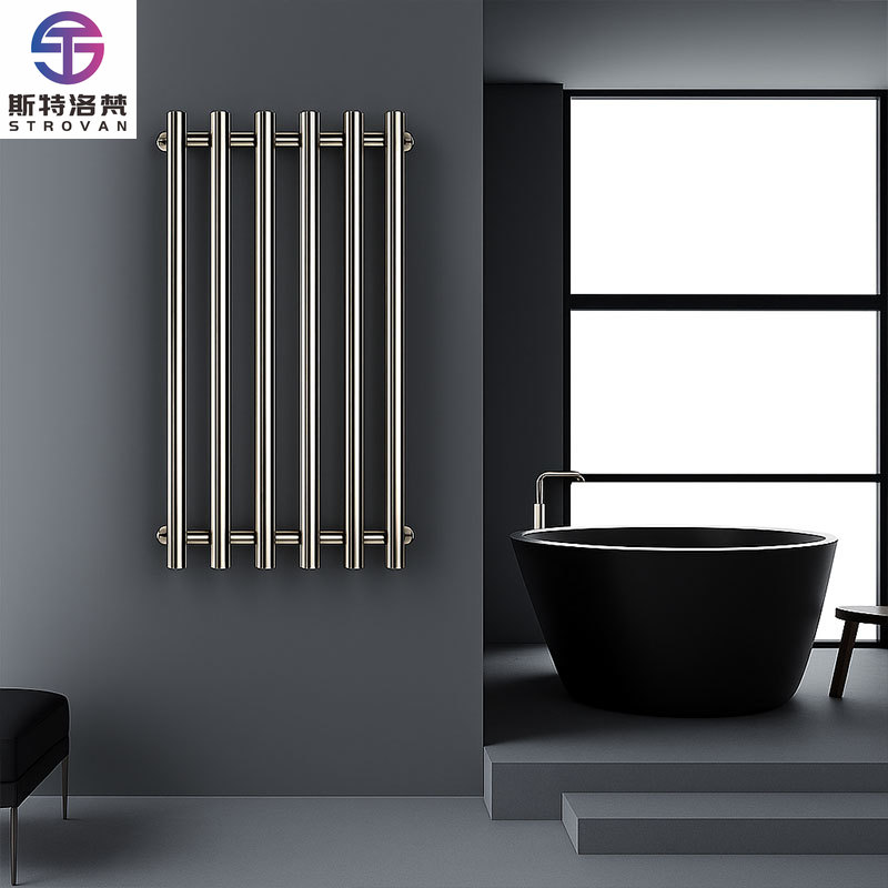 Towel Bar Stainless - Verticale verwarmde handdoekrek van roestvrij staal,