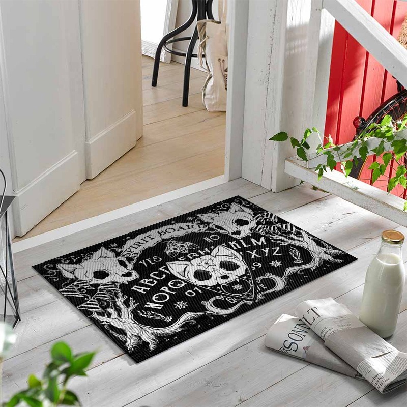 Zara Home Bathroom Rug - Donkere gotische vloermat voor huishoudelijke badkamer,