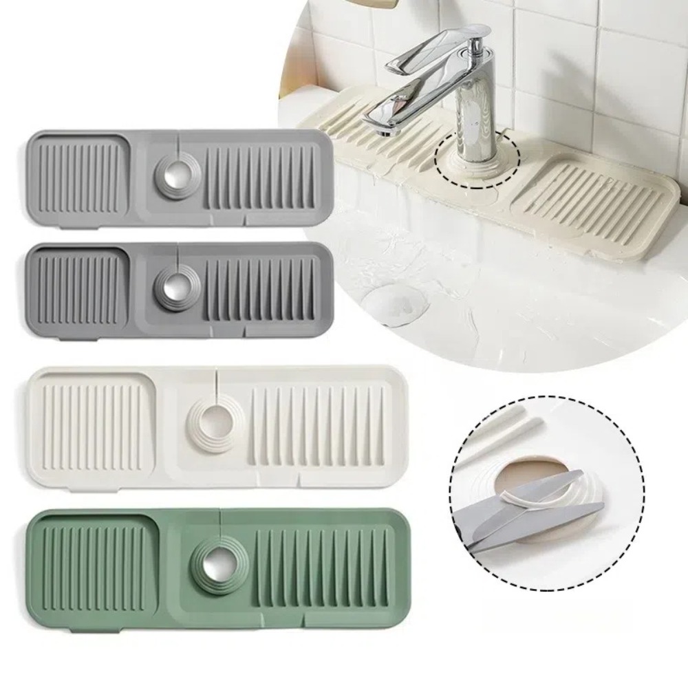 Home Kitchen Bathroom Marketing - Draagbare Siliconen Kraan Mat 37 Cm/45