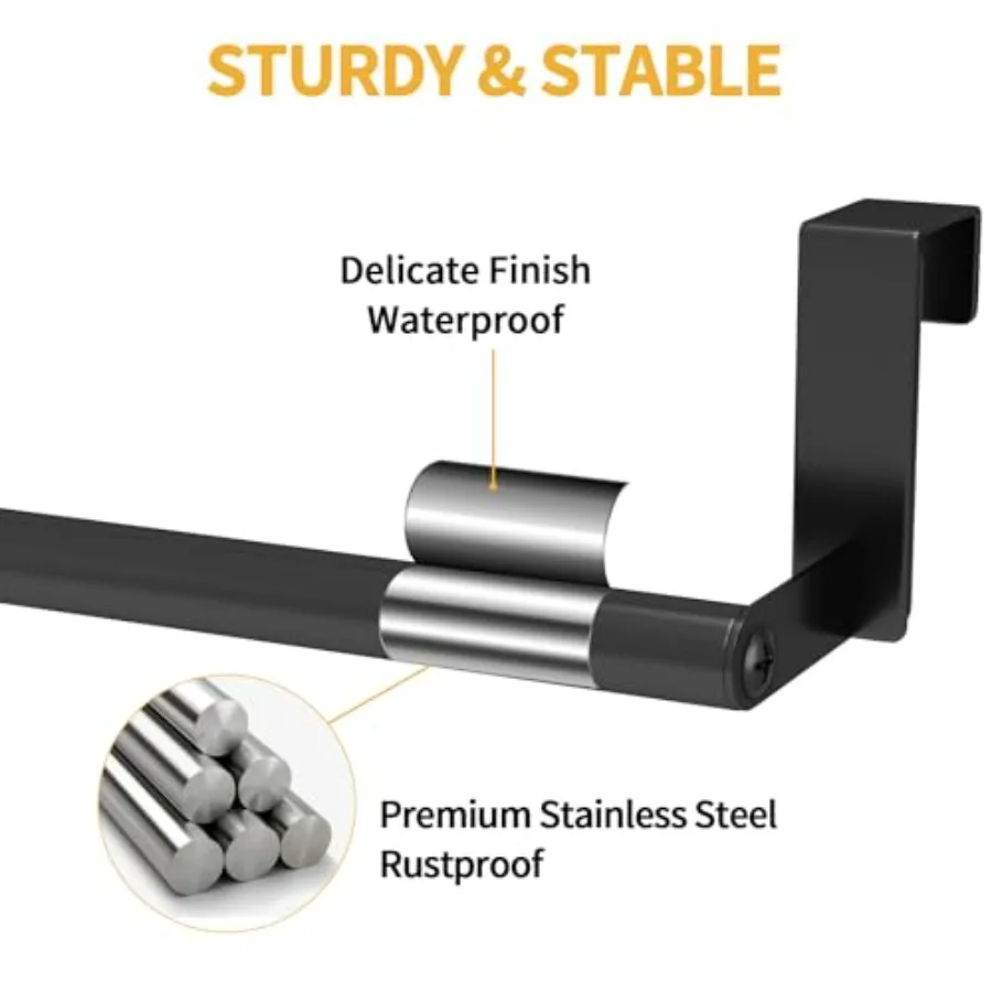Handdoekrek boven de deur, keu - Towel Bar Stainless recensie en prijs