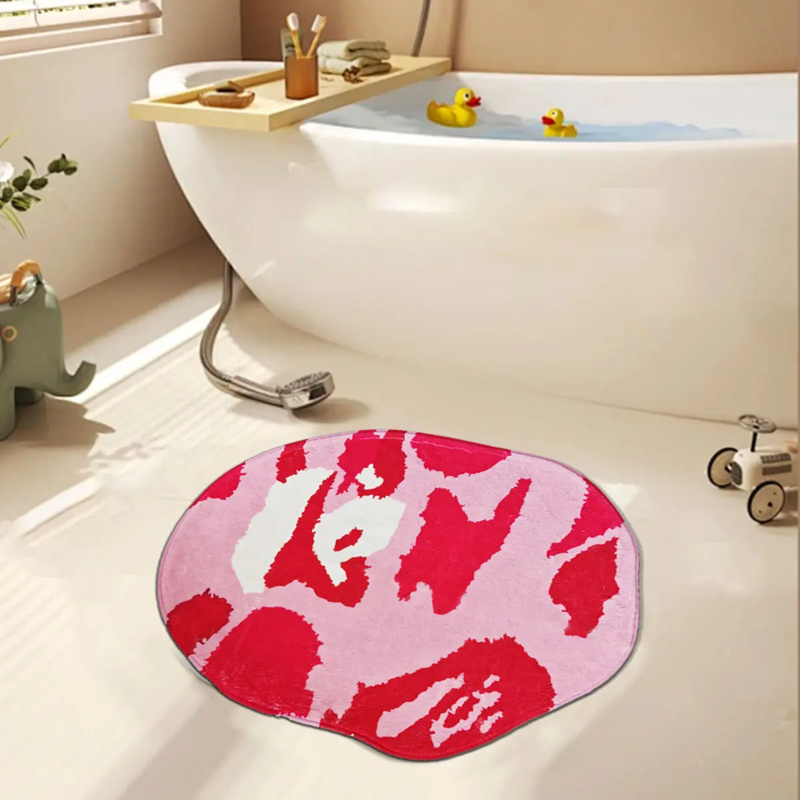 VIKAMA roze onregelmatige badk - Zara Home Bathroom Rug recensie en prijs