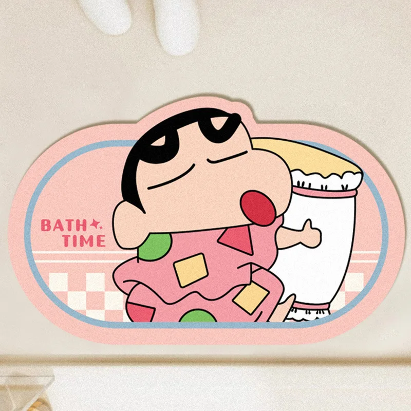 Cartoon Schattige Krijt Shin-C - Home Bathroom Floor Mats recensie en prijs
