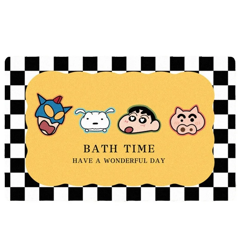 Cartoon Schattige Krijt Shin-C - Home Bathroom Floor Mats recensie en prijs
