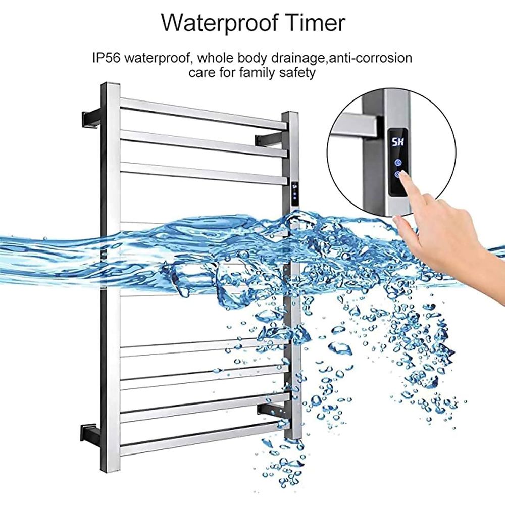 Elektrische handdoekverwarmer, - Towel Bar Stainless recensie en prijs