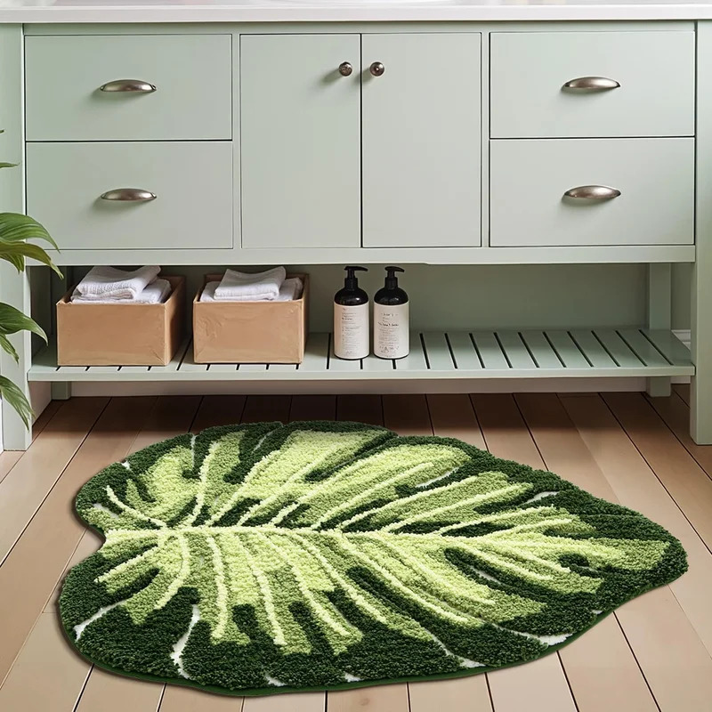 VIKAMA Antislipbadmat Green Le - Zara Home Bathroom Rug recensie en prijs