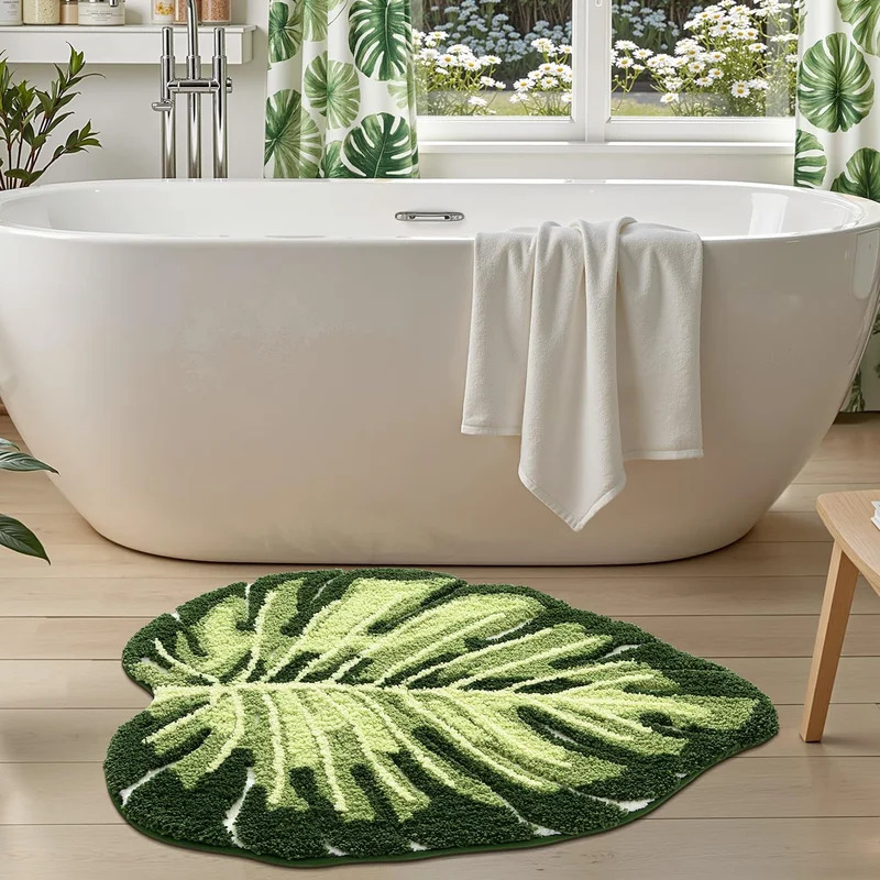 VIKAMA Antislipbadmat Green Le - Zara Home Bathroom Rug recensie en prijs