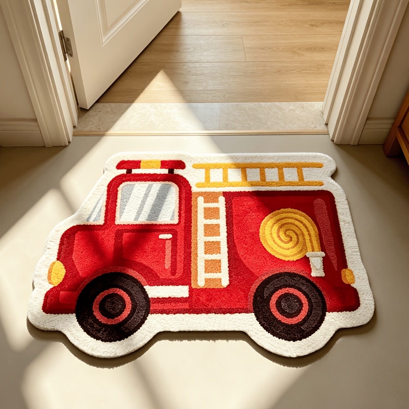 VIKAMA Cartoon brandweerwagenv - Home Bathroom Floor Mats recensie en prijs