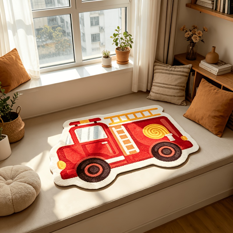 VIKAMA Cartoon brandweerwagenv - Home Bathroom Floor Mats recensie en prijs