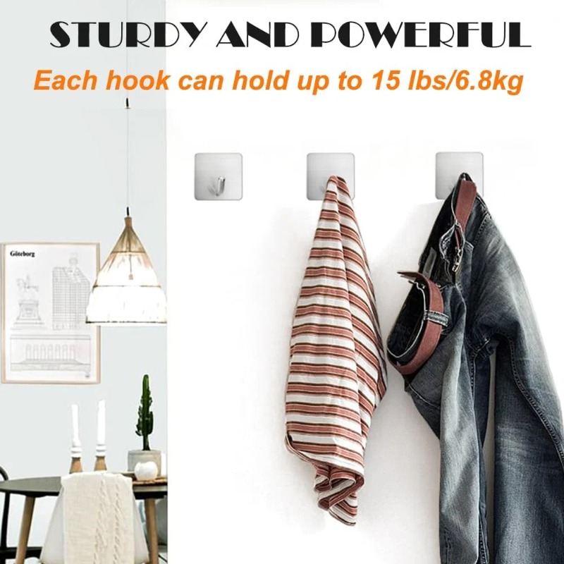 4 stuks zelfklevende roestvrij - Home Kitchen Bathroom Marketing recensie en prijs