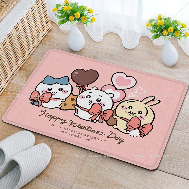 Anime Chiikawas Flanel Tapijte - Home Bathroom Floor Mats recensie en prijs