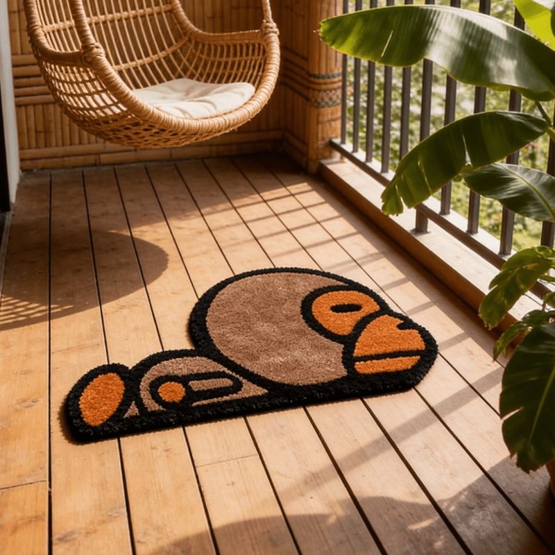 VIKAMA Trendy en cool aapvormi - Home Bathroom Floor Mats recensie en prijs
