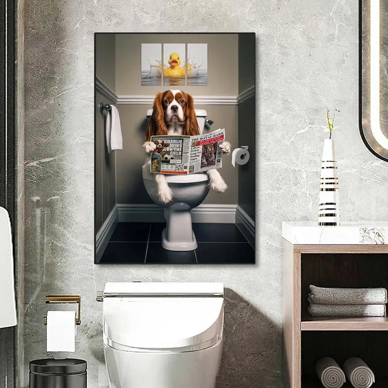 Grappige Dieren Muur Kunst Pos - Home Bathroom Pic recensie en prijs