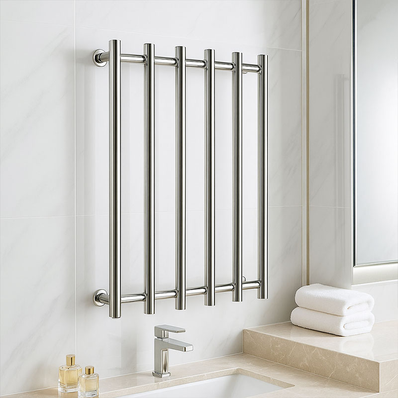 Verticale verwarmde handdoekre - Towel Bar Stainless recensie en prijs