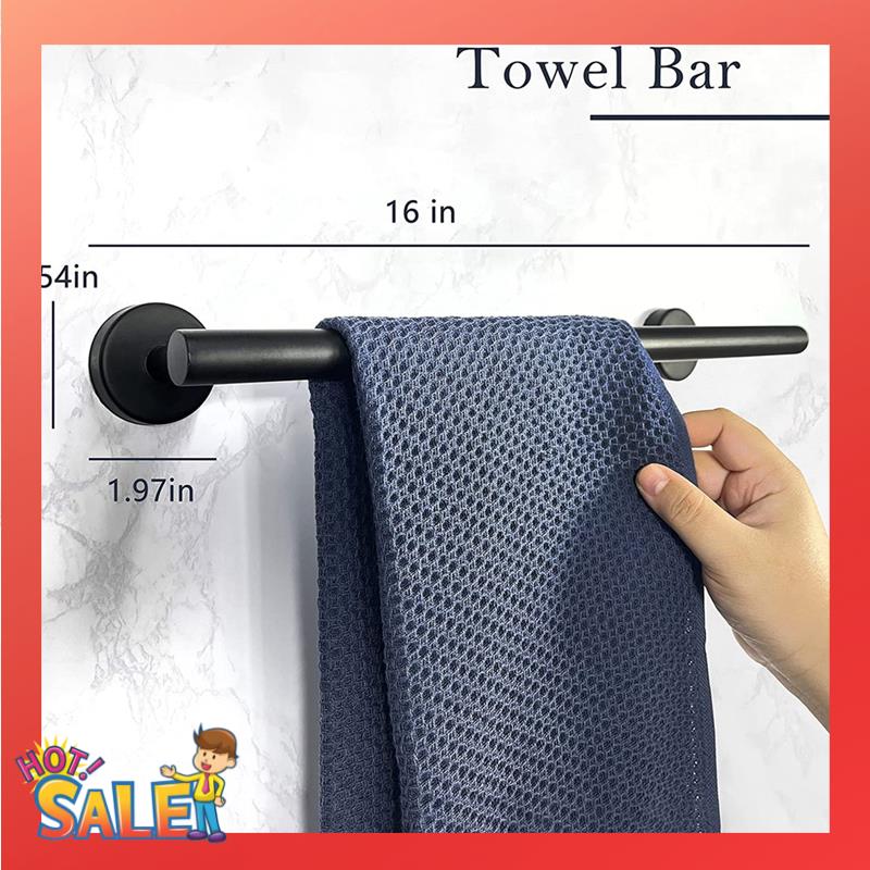 ABCL 14-delige matzwarte badka - Towel Bar Stainless recensie en prijs