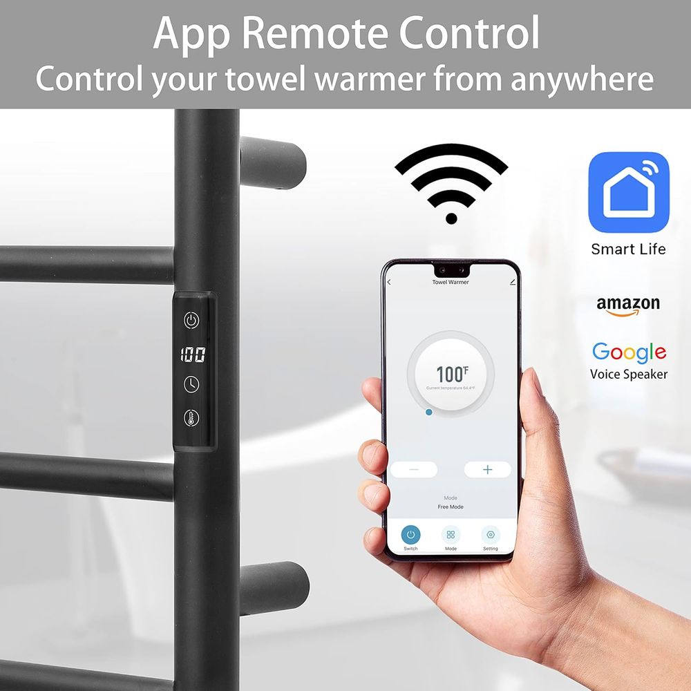KEG Smart WiFi-handdoekverwarm - Towel Bar Stainless recensie en prijs