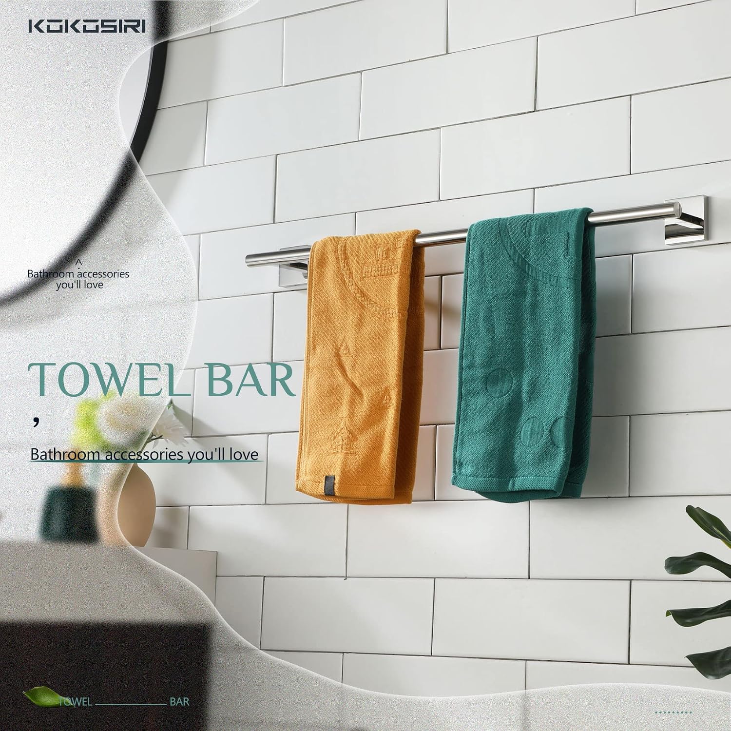 Enkele handdoekhouder 20 inch  - Towel Bar Stainless recensie en prijs
