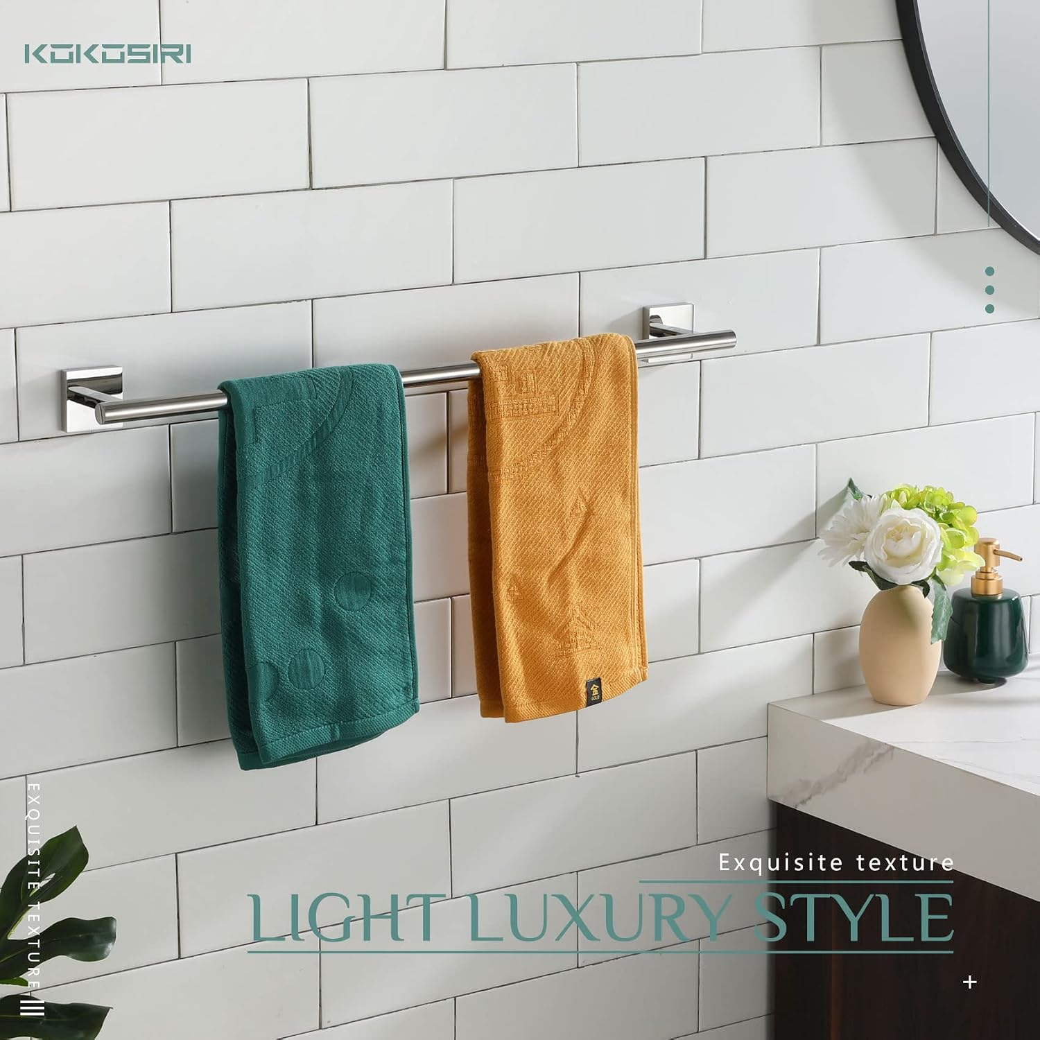 Enkele handdoekhouder 20 inch  - Towel Bar Stainless recensie en prijs